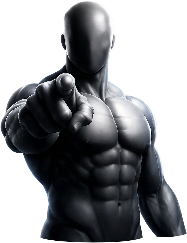NXTLIFT training character pointing at you